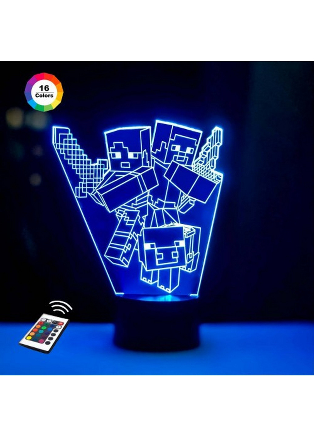 3D ночник-светильник "Стив и Алекс" 3DTOYSLAMP (268460448)