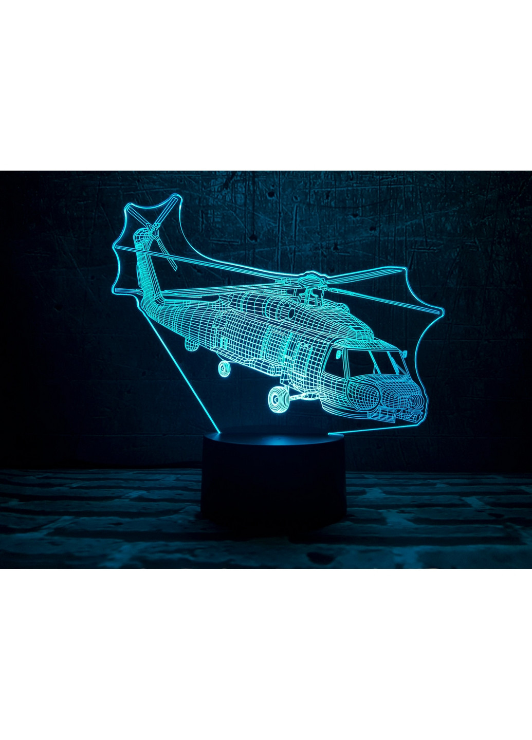 3D нічник-світильник "Гвинтокрил" 3DTOYSLAMP (268459510)