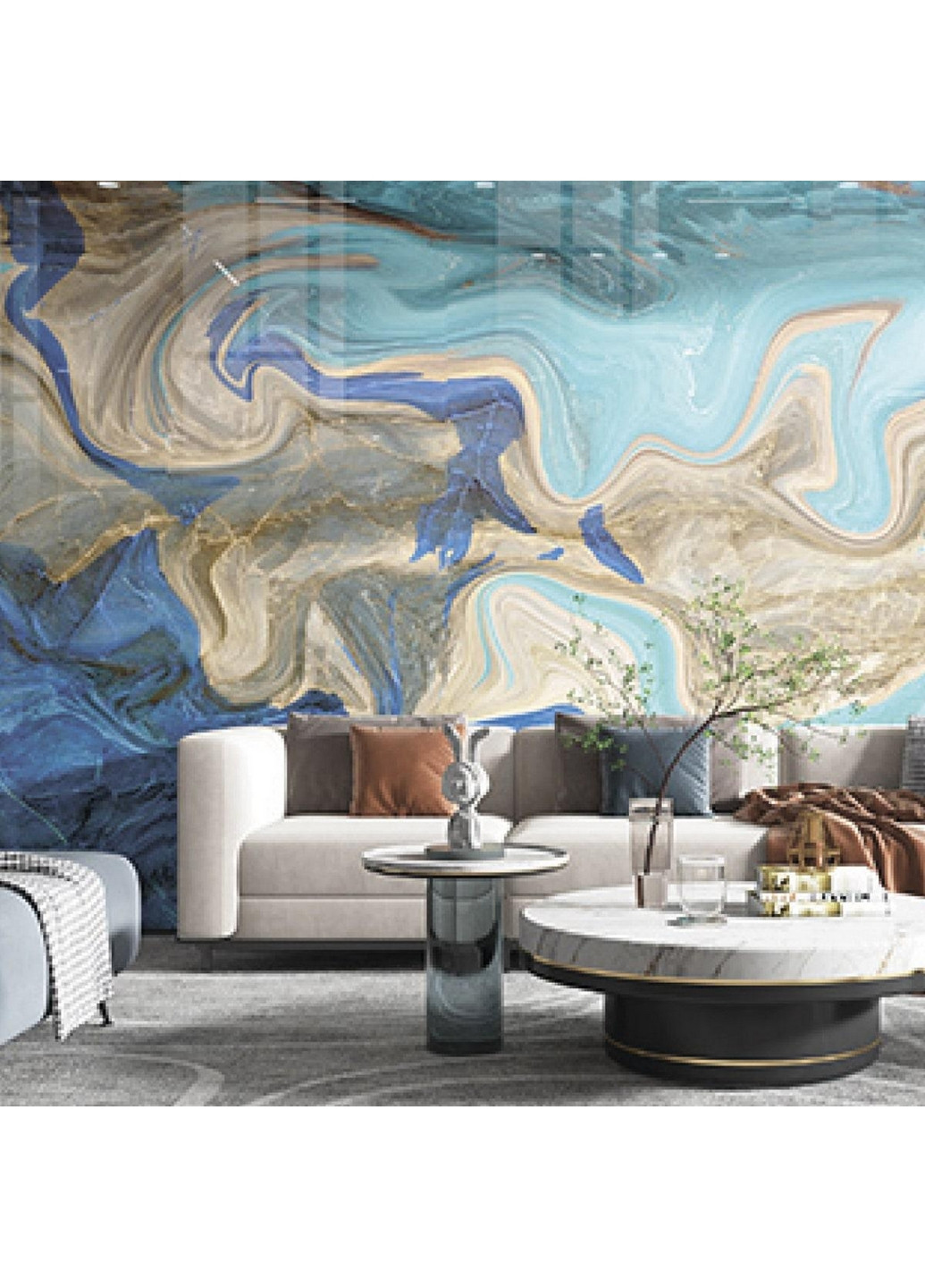 Вінілова самоклеюча плитка набір (6 рулонів) Sticker Wall (268459227)