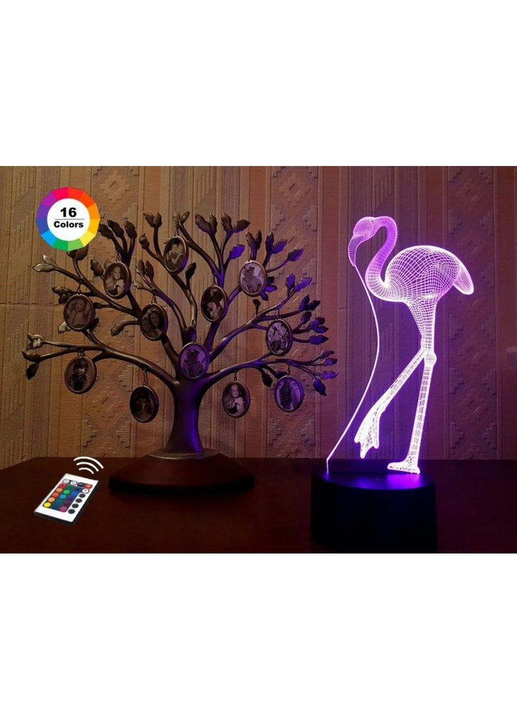 3D нічник-світильник "Фламінго" 3DTOYSLAMP (268460213)