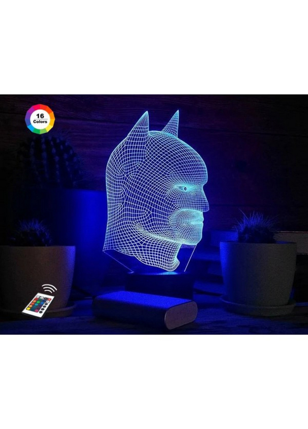 3D ночник-светильник "Бэтмен 2" 3DTOYSLAMP (268460266)