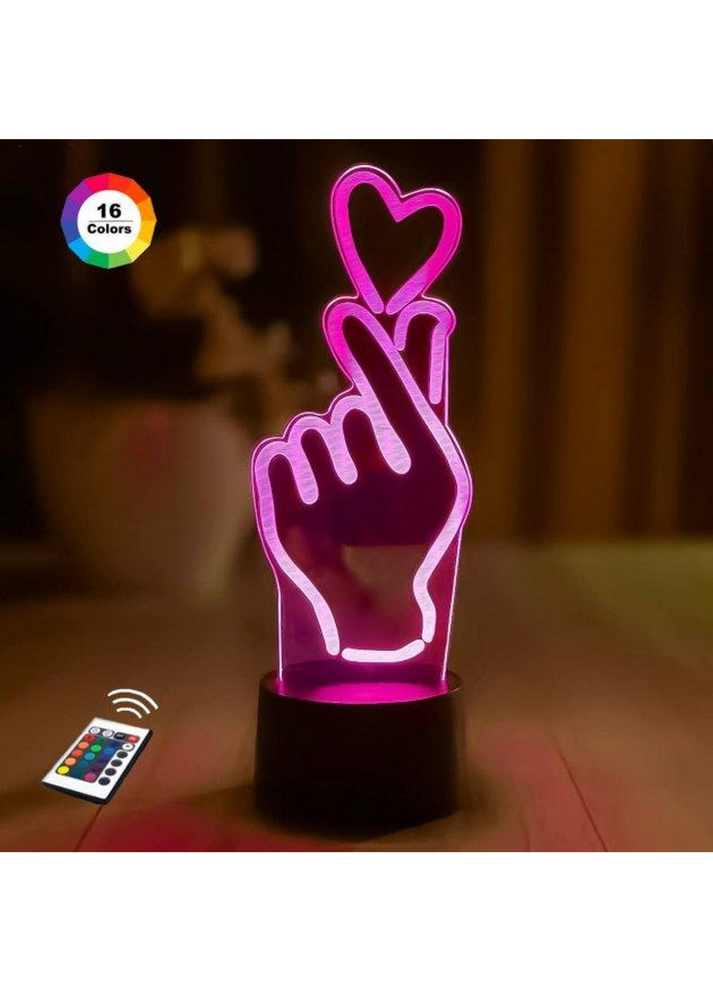 3D ночник-светильник "Лайк" 3DTOYSLAMP (268458517)