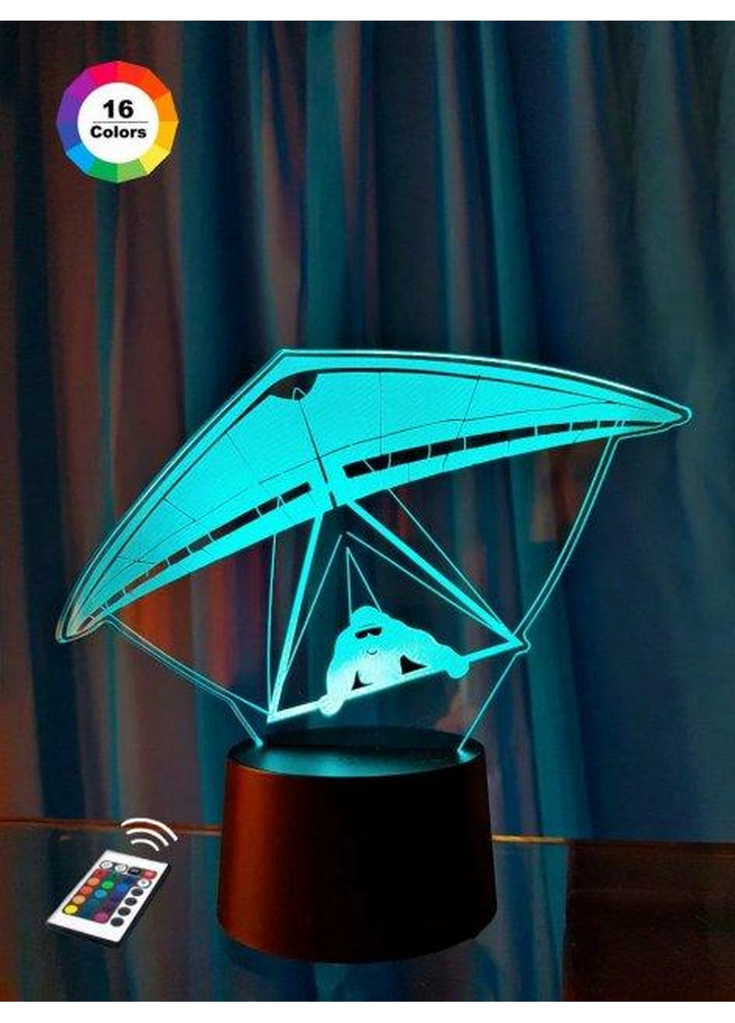 3D ночник-светильник "Дельтаплан" 3DTOYSLAMP (268459409)