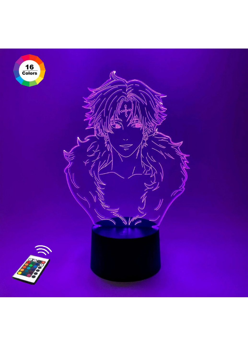 3D ночник-светильник "Куроро Люцифер" 3DTOYSLAMP (268458352)