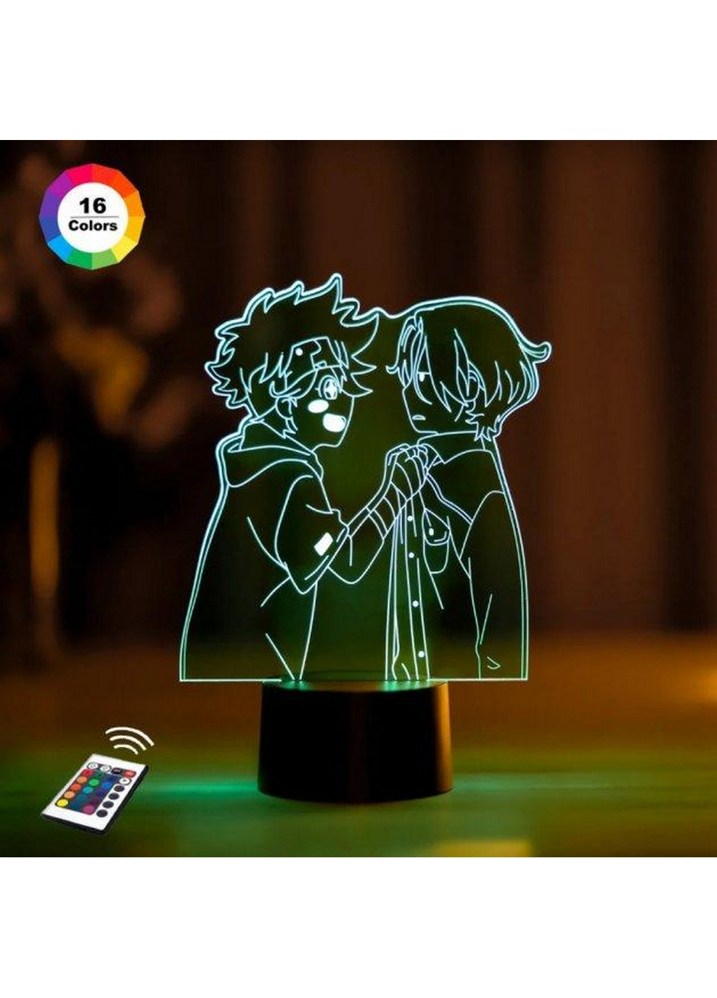 3D нічник-світильник "Рекі та Ланга" 3DTOYSLAMP (268459385)
