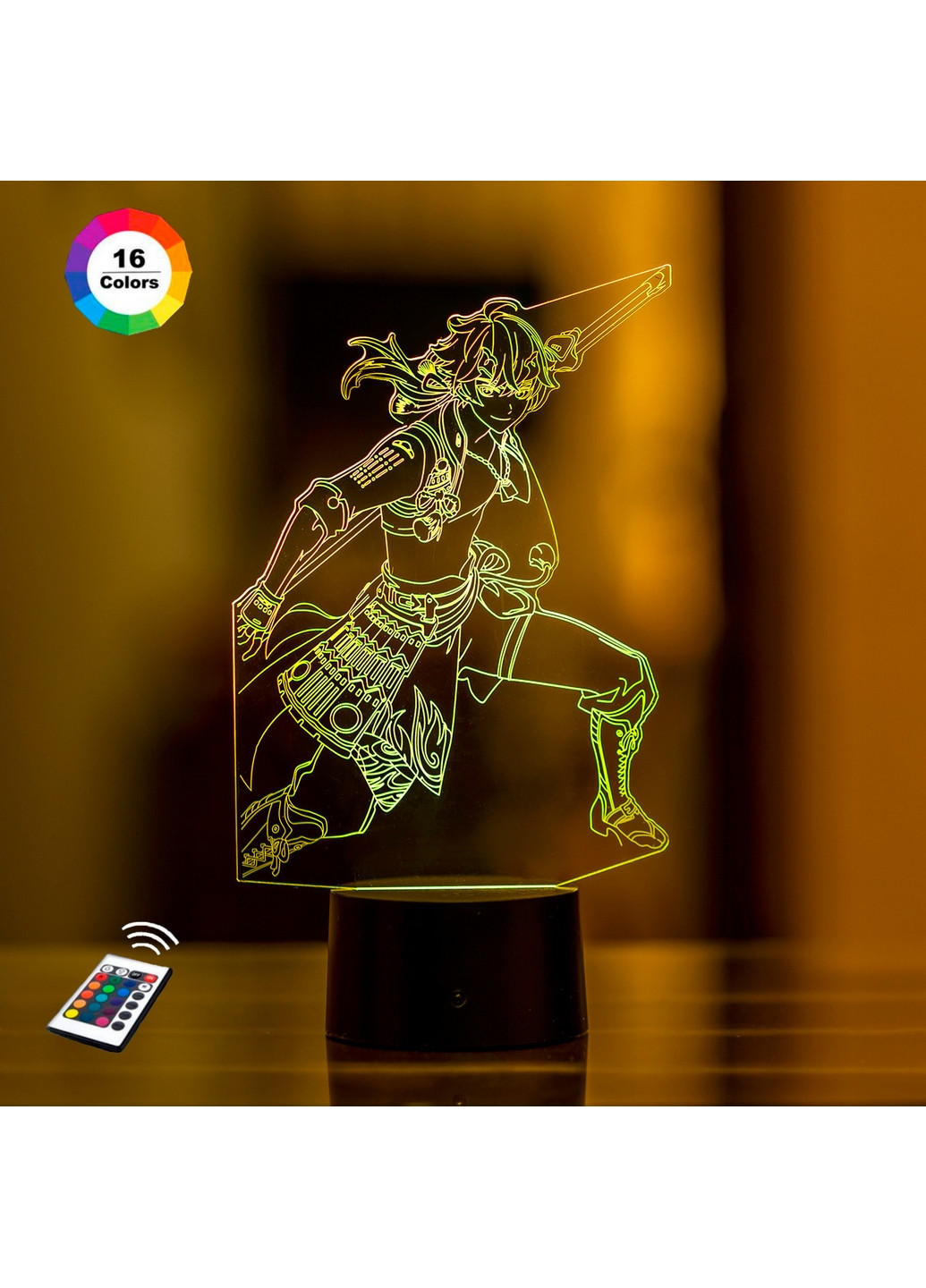 3D нічник-світильник GENSHIN IMPACT "Тома" 3DTOYSLAMP (268460231)