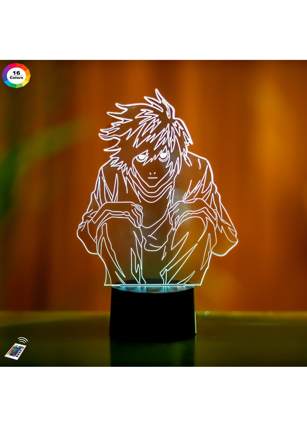 3D ночник-светильник "Эл Лоулайт 2" 3DTOYSLAMP (268460311)