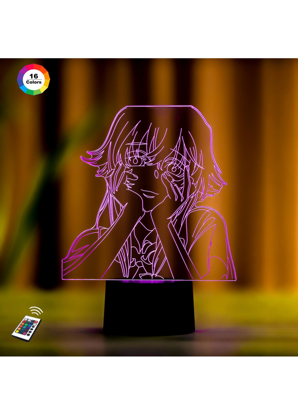 3D ночник-светильник "Юно Гасай" 3DTOYSLAMP (268458436)