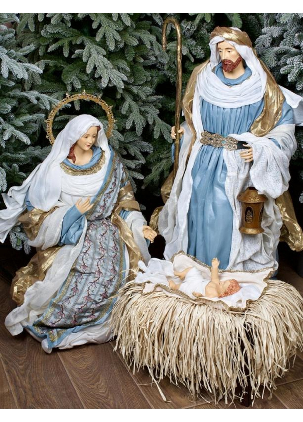 Декоративная Рождественская композиция "Вертеп", набор 3 фигуры Bona (268457660)