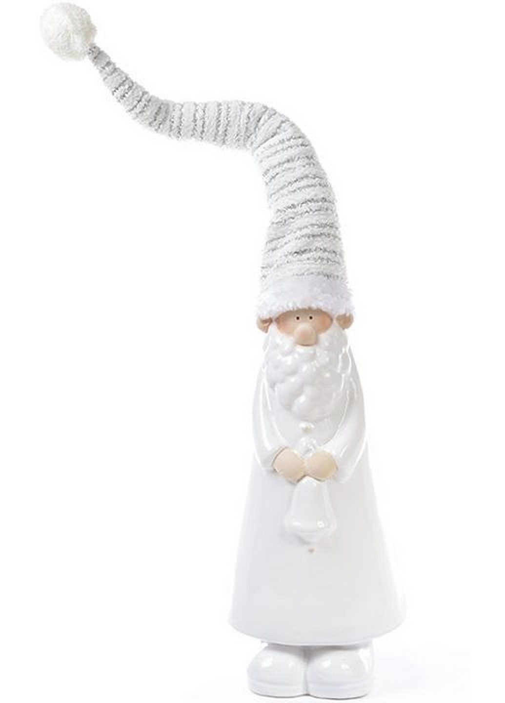 Новорічна керамічна фігура "Санта у в'язаному ковпаку" Bona (268456786)