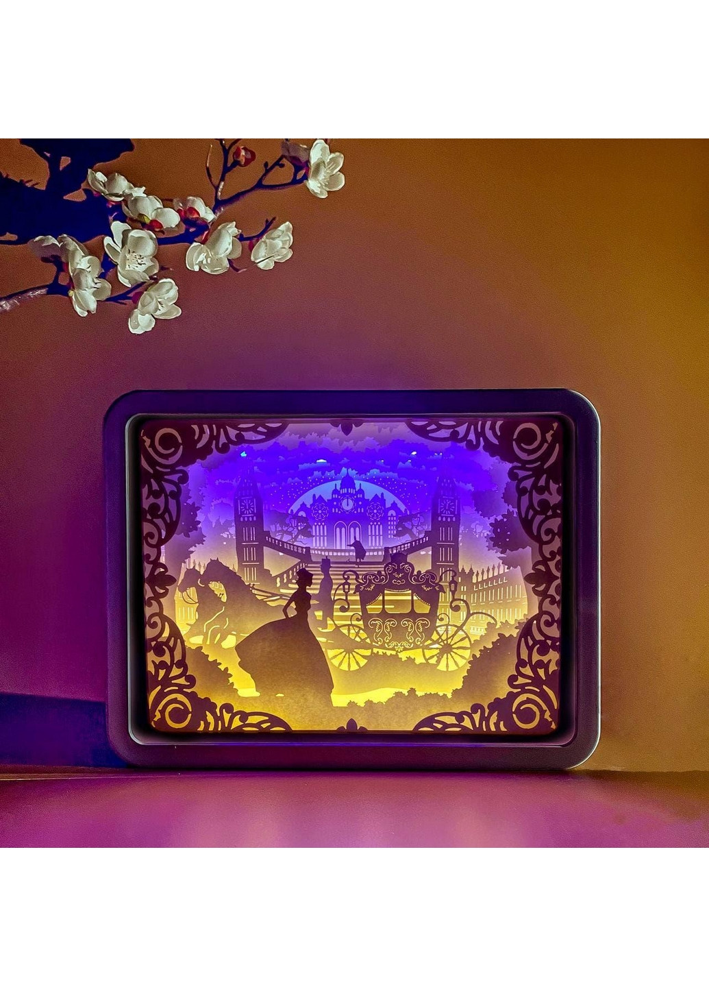 Настольная 3D картина-ночник "Сказка Золушки" 3DTOYSLAMP (268460242)