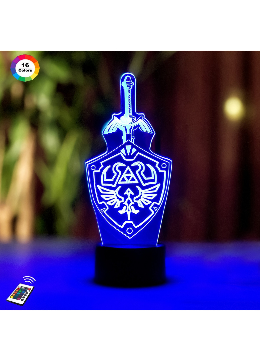 3D ночник-светильник "Легенда о Зельде" 3DTOYSLAMP (268458563)