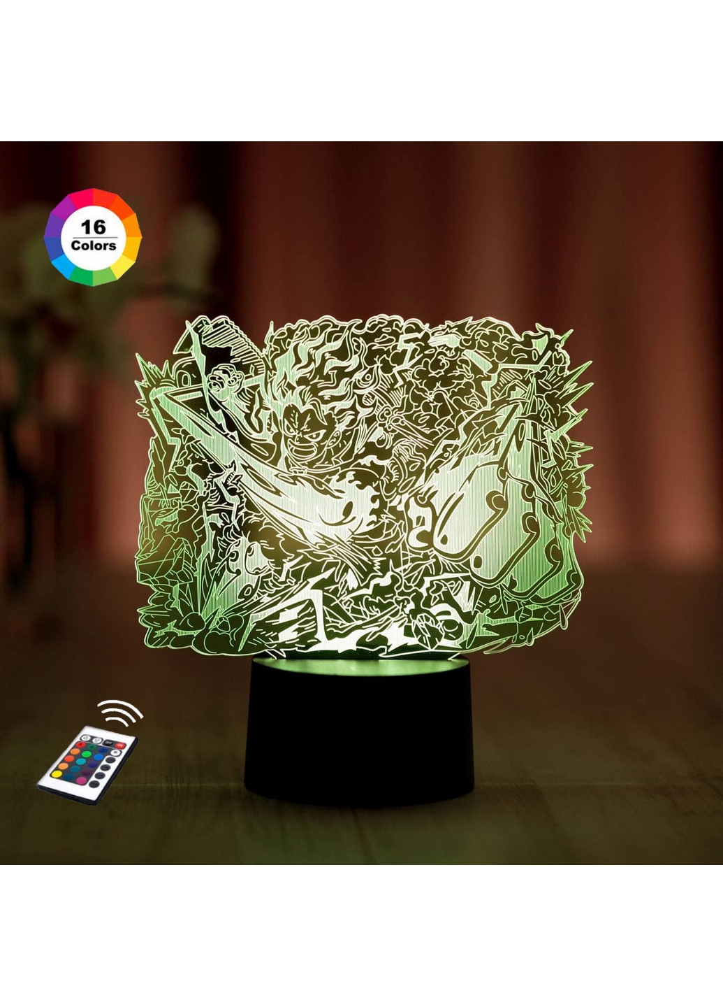 3D нічник-світильник "Монки Д. Луффі 4" 3DTOYSLAMP (268457397)