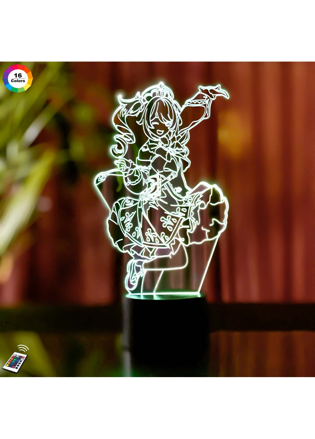 3D нічник-світильник GENSHIN IMPACT "Кінелі" 3DTOYSLAMP (268460264)
