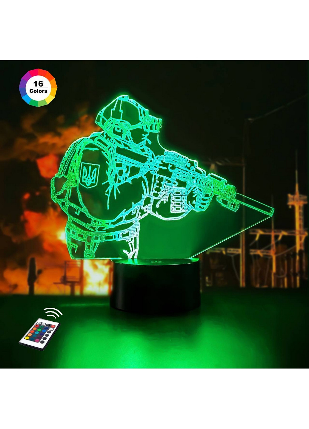 3D ночник-светильник "Защитник" 3DTOYSLAMP (268458342)