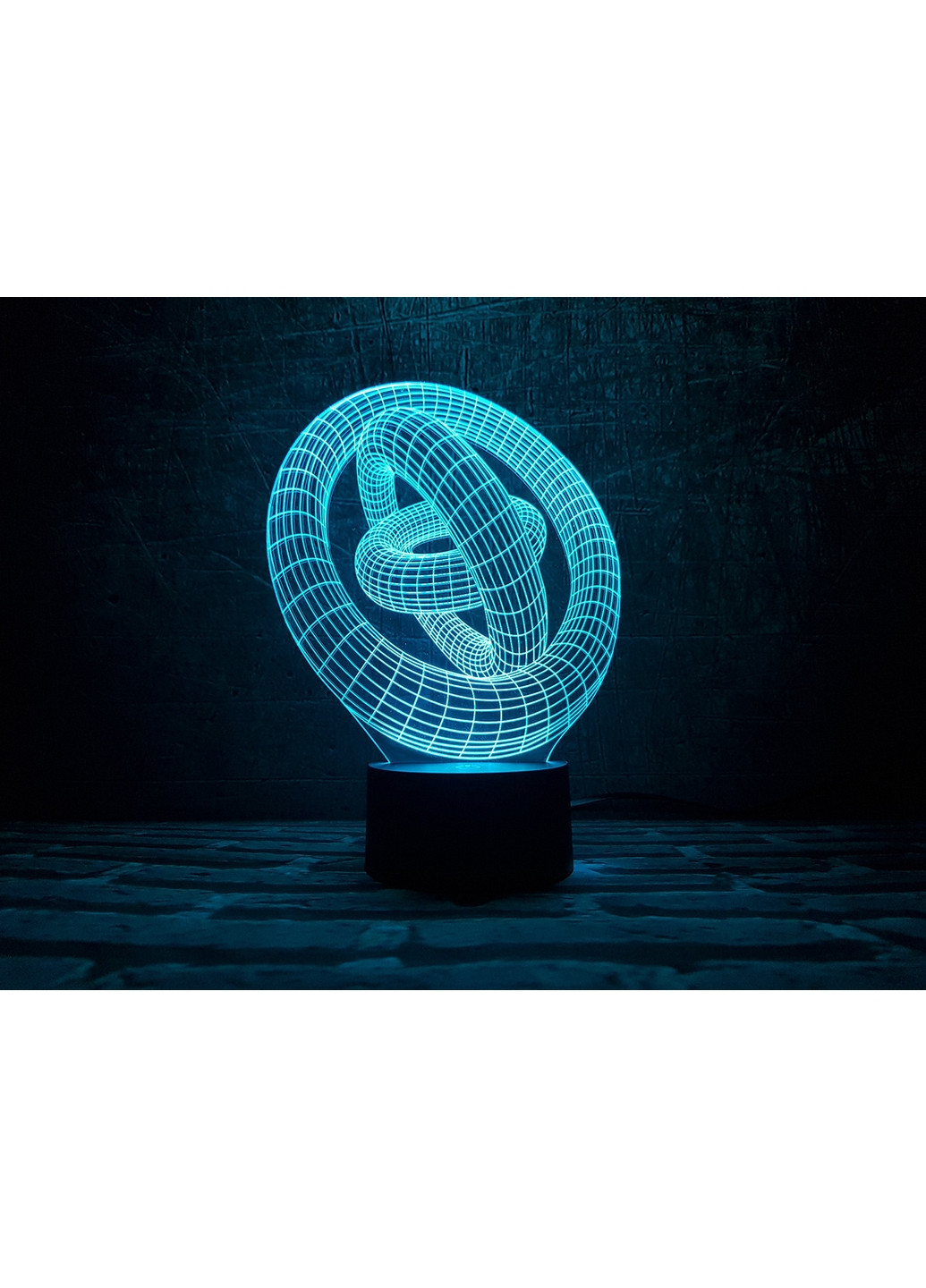3D ночник-светильник "Кольца" 3DTOYSLAMP (268461062)
