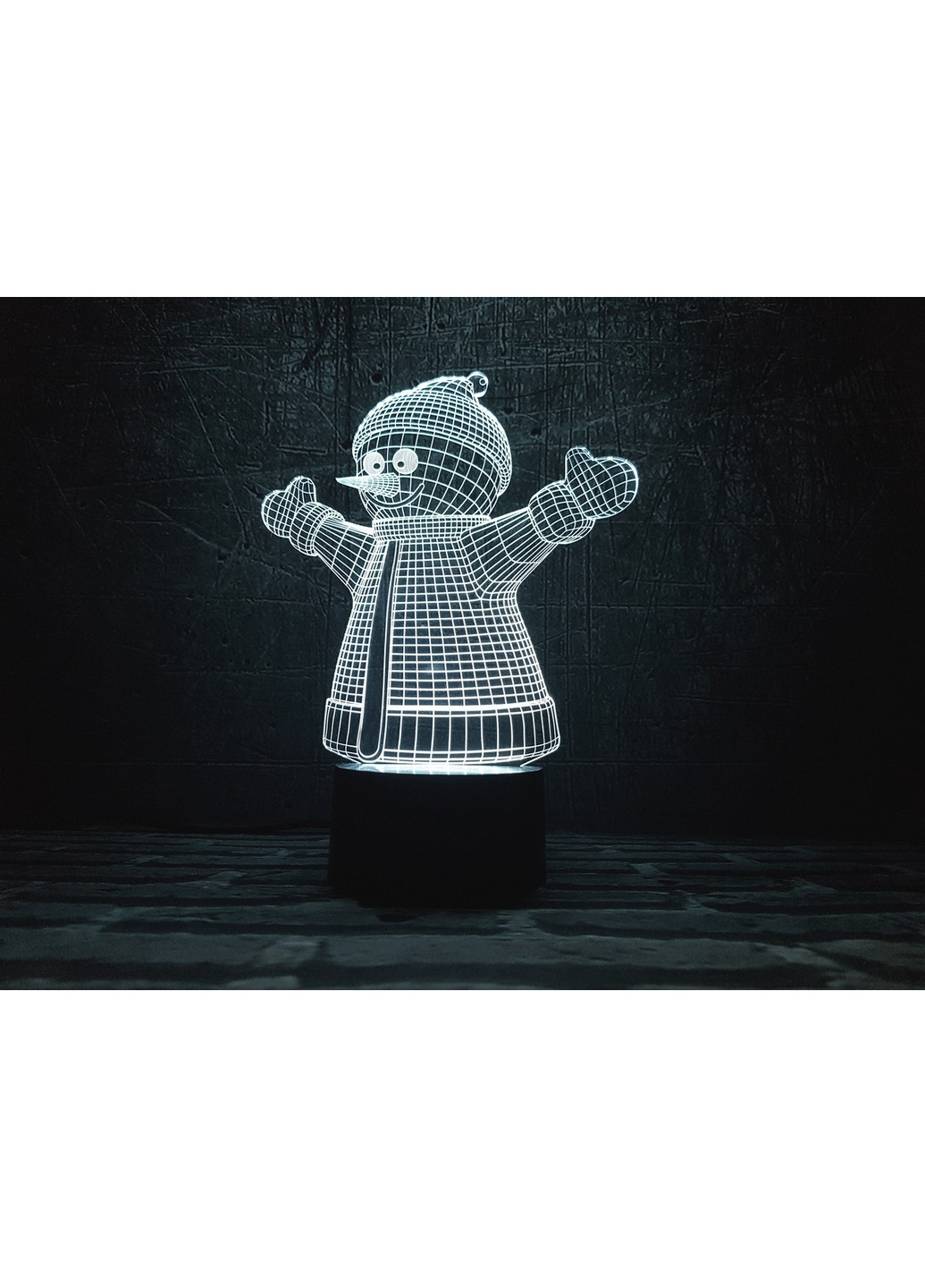 3D нічник-світильник "Сніговик" 3DTOYSLAMP (268460420)