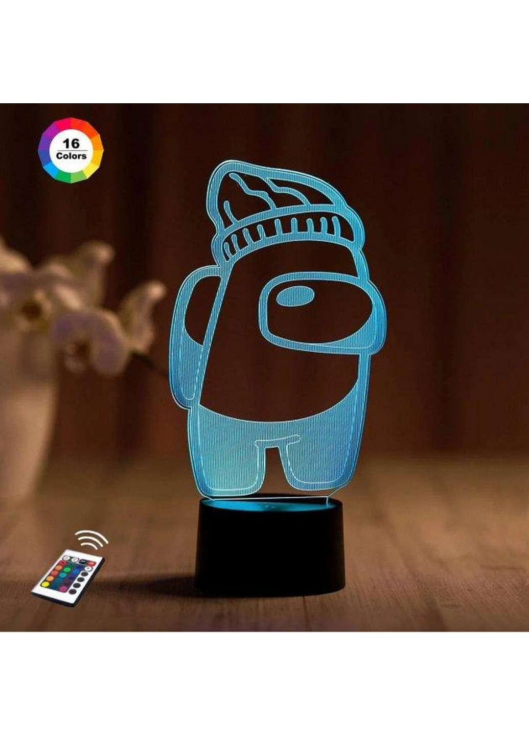 3D ночник-светильник "Амонг Ас 6" 3DTOYSLAMP (268460285)