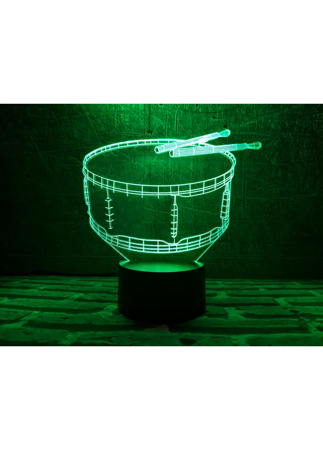 3D ночник-светильник "Барабан" 3DTOYSLAMP (268459396)