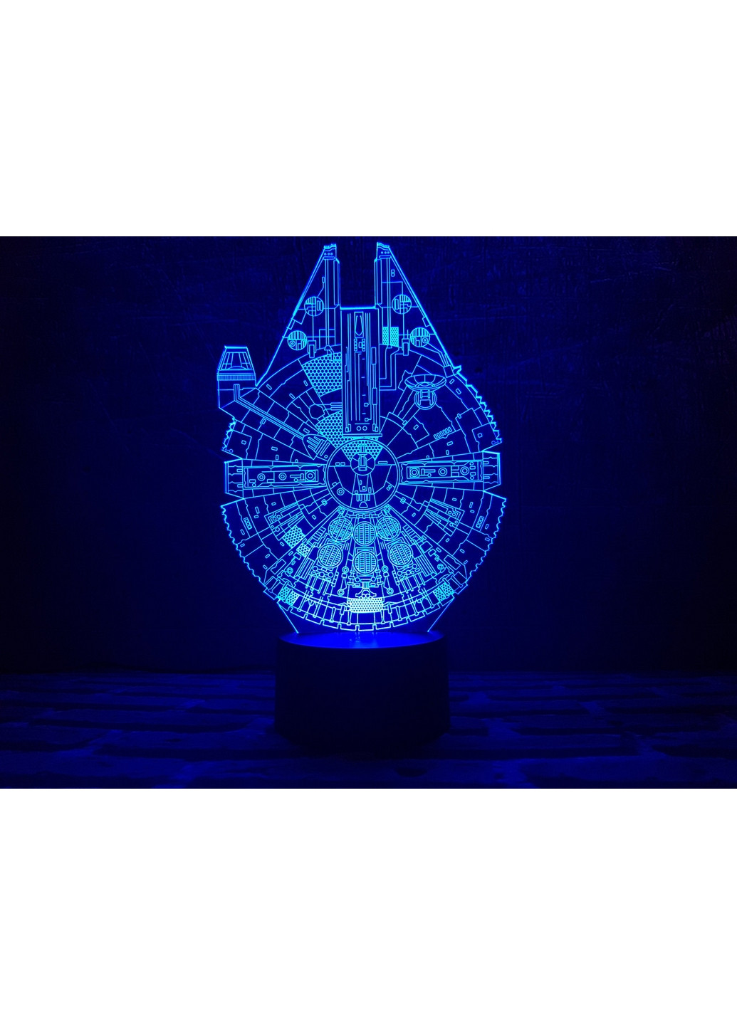 3D ночник-светильник "Сокол тысячелетия" 3DTOYSLAMP (268457265)