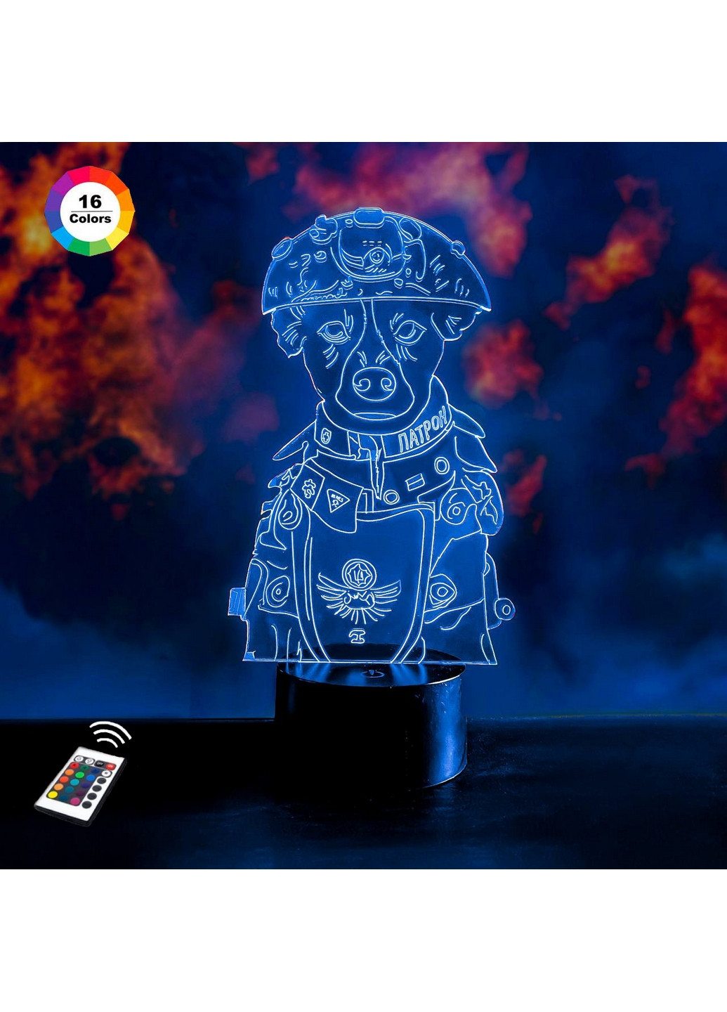 3D нічник-світильник "Пес Патрон 3" 3DTOYSLAMP (268461045)