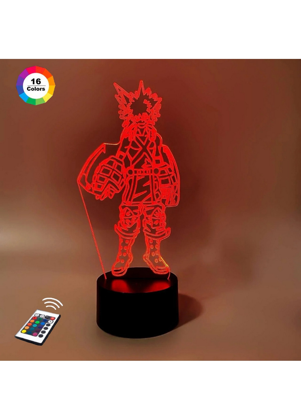 3D ночник-светильник "Кацуки Бакуго 2" 3DTOYSLAMP (268460999)