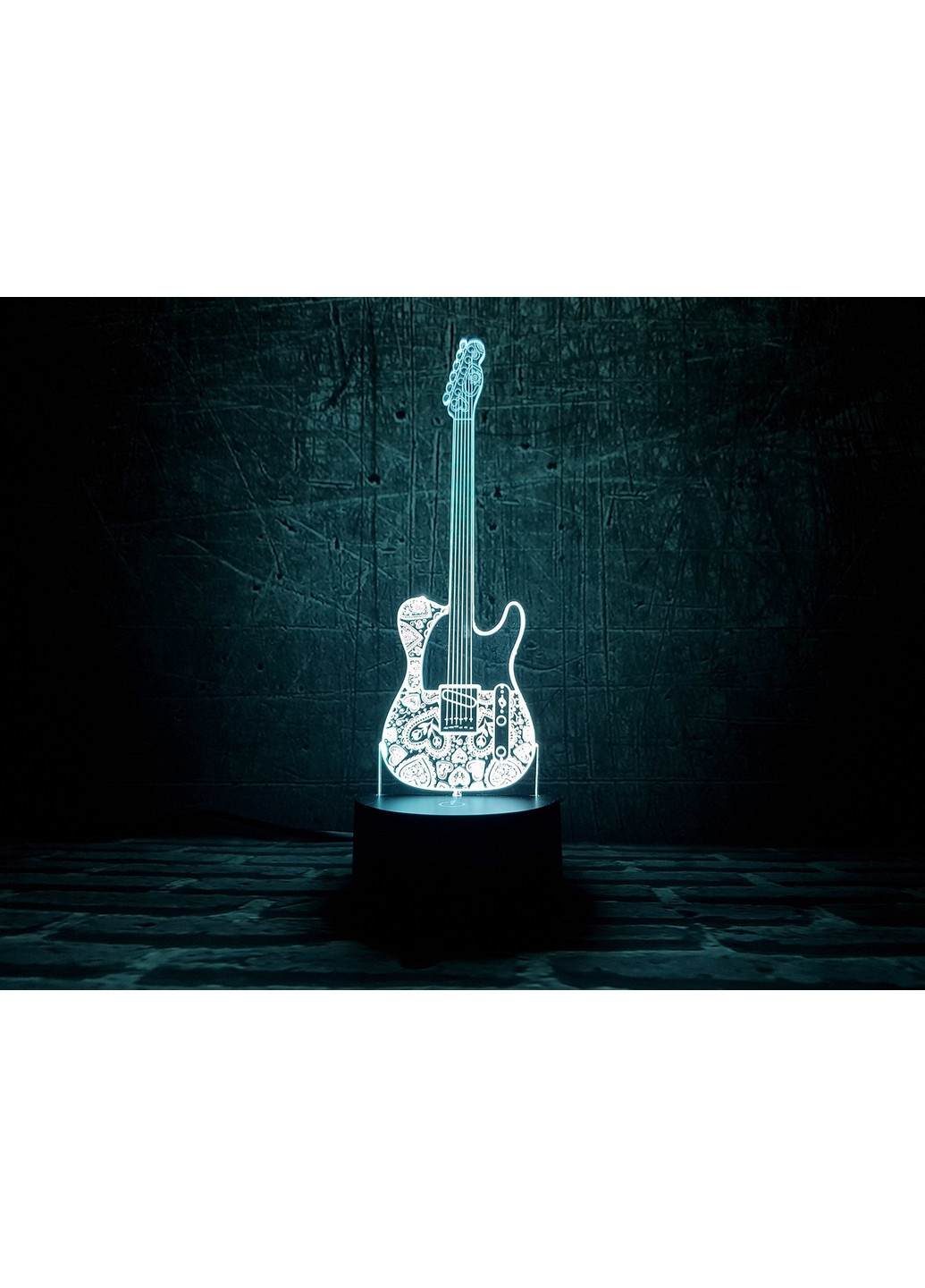 3D ночник-светильник "Гитара 2" 3DTOYSLAMP (268460396)