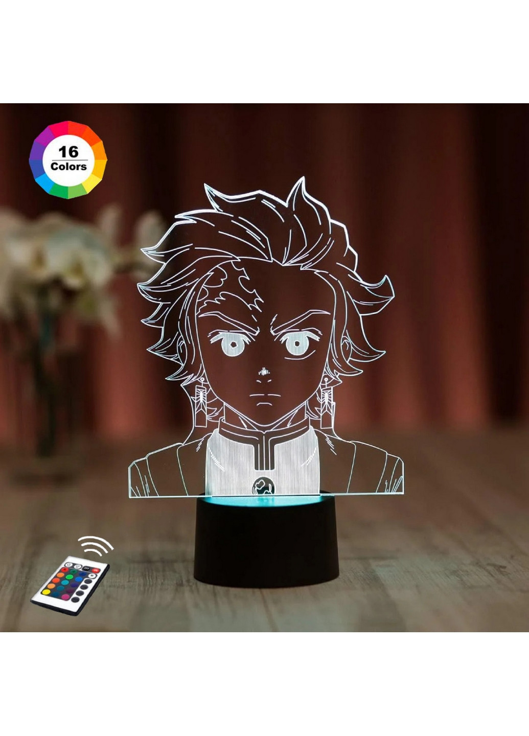 3D ночник-светильник "Танджиро Комадо 2" 3DTOYSLAMP (268460323)