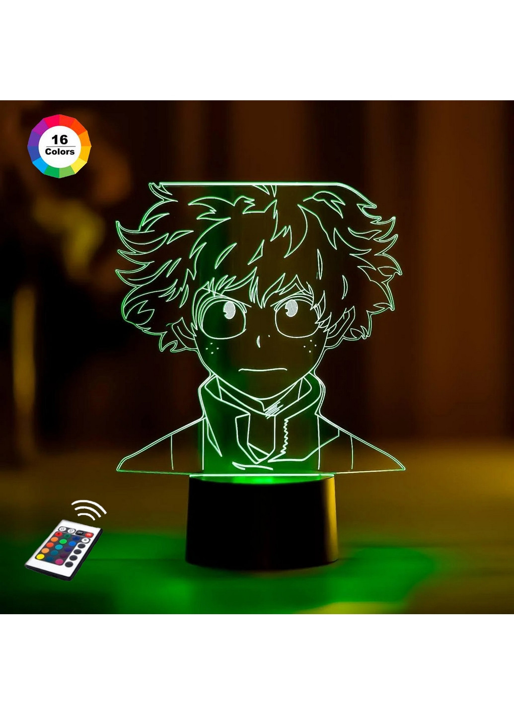 3D нічник-світильник "Мідорія" 3DTOYSLAMP (268457380)