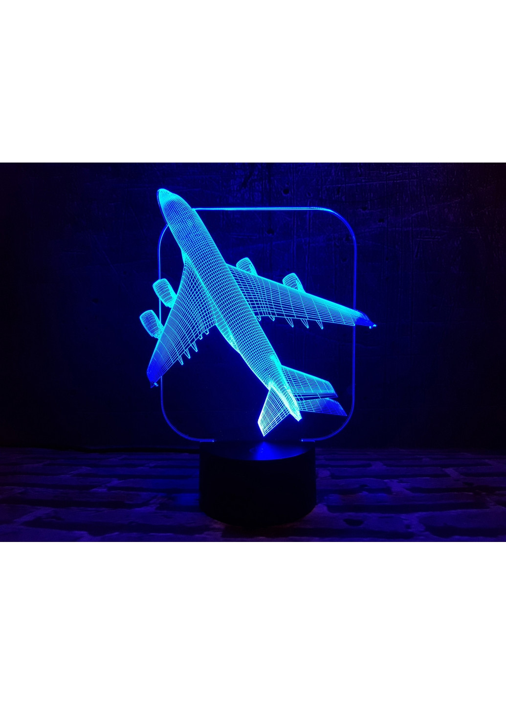 3D нічник-світильник "Літак" 3DTOYSLAMP (268458514)