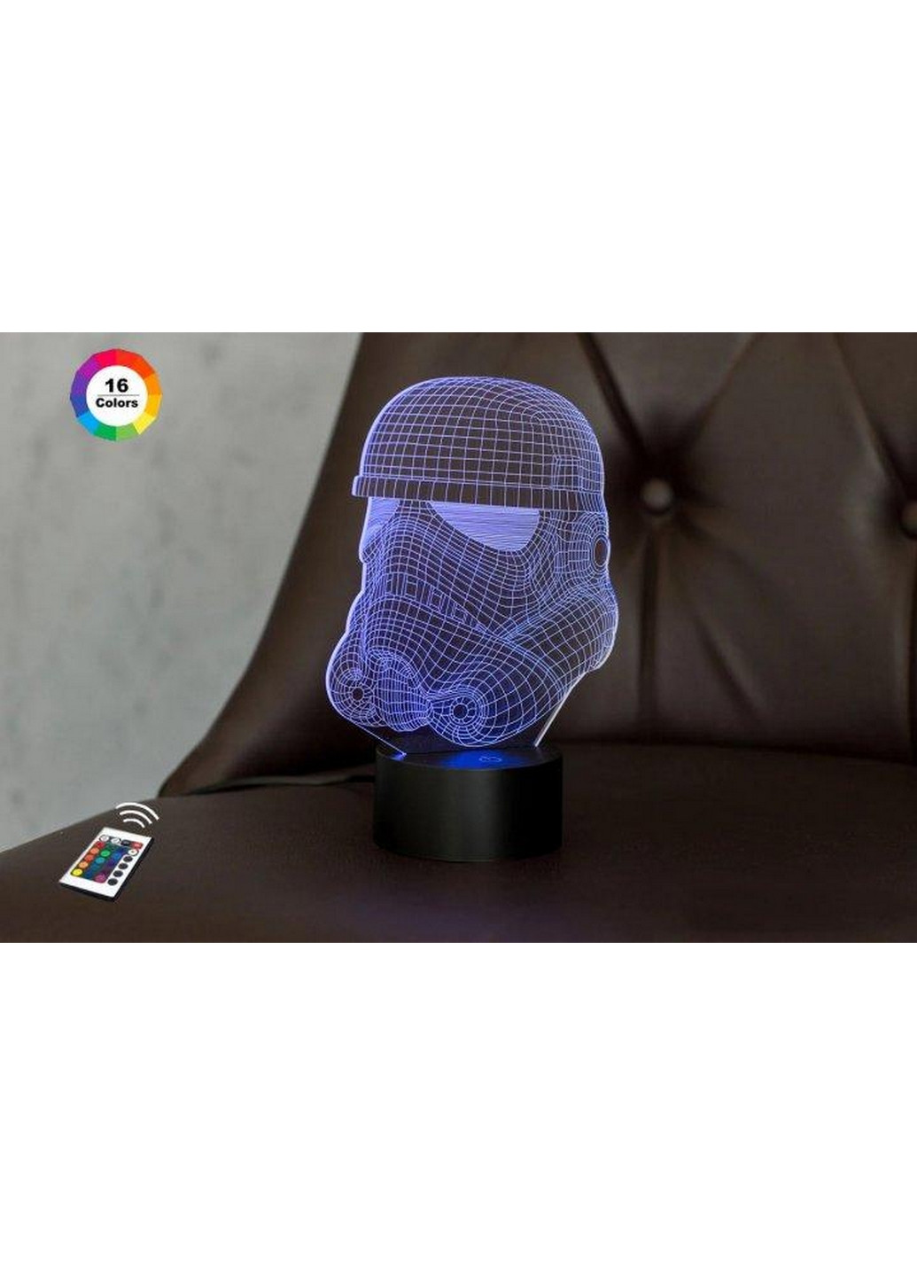 3D нічник-світильник "Штурмовик" 3DTOYSLAMP (268459467)