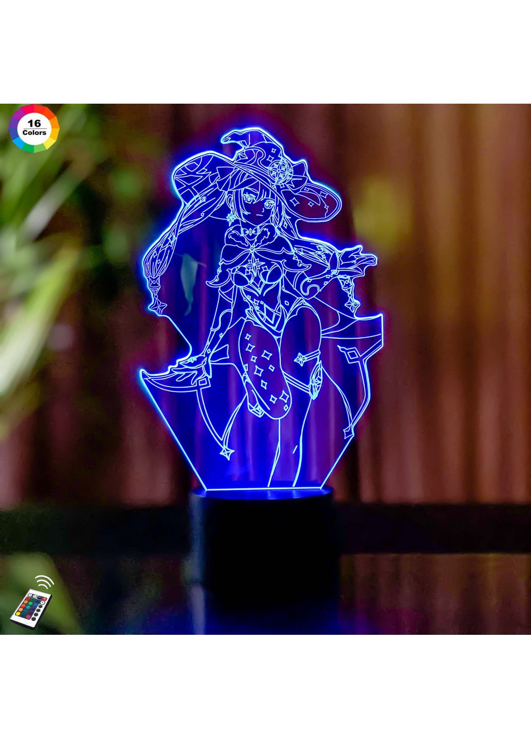 3D нічник-світильник GENSHIN IMPACT "Мона" 3DTOYSLAMP (268457473)