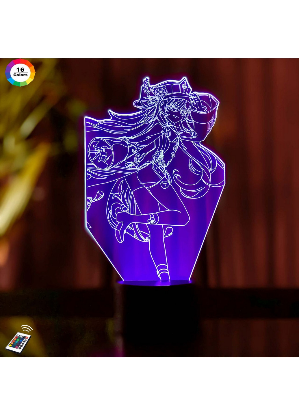 3D ночник-светильник GENSHIN IMPACT "Ху Тао" 3DTOYSLAMP (268459389)