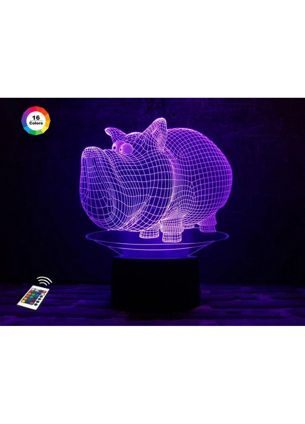 3D ночник-светильник "Дог Мог" 3DTOYSLAMP (268459325)