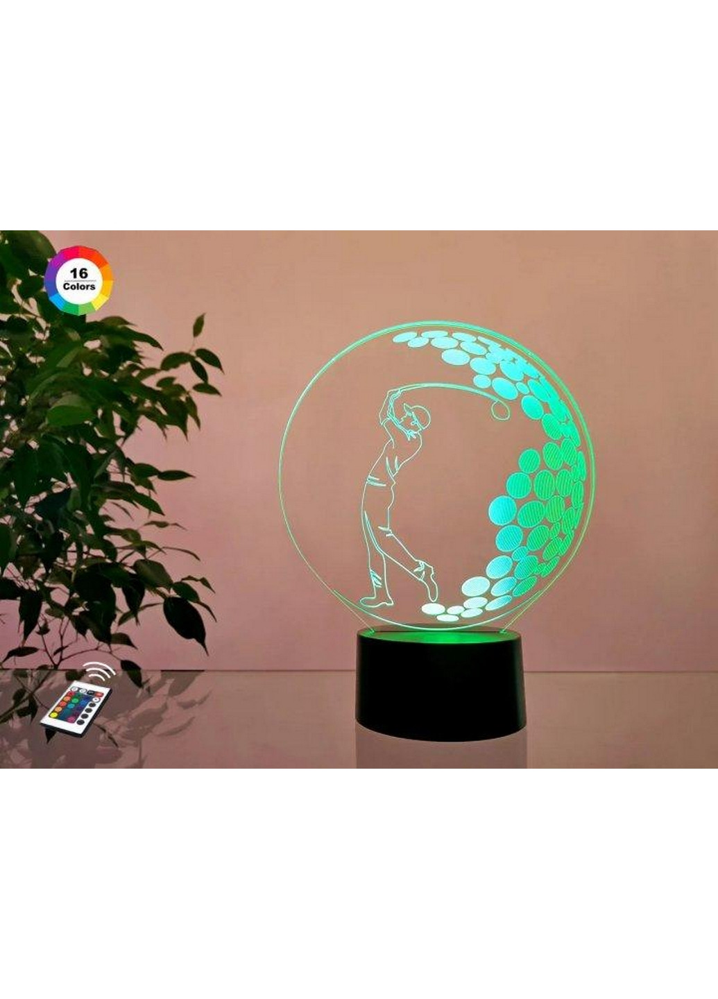 3D нічник-світильник "Гольф" 3DTOYSLAMP (268458393)