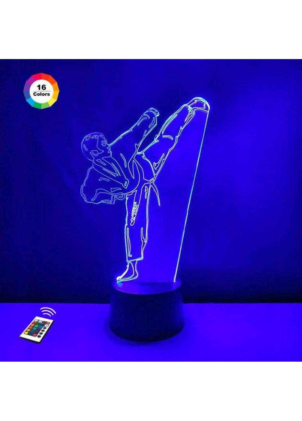 3D нічник-світильник "Каратист" 3DTOYSLAMP (268457481)