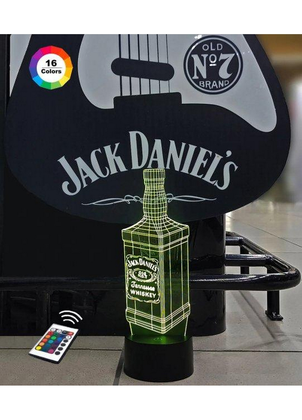 3D ночник-светильник "Виски" 3DTOYSLAMP (268458406)
