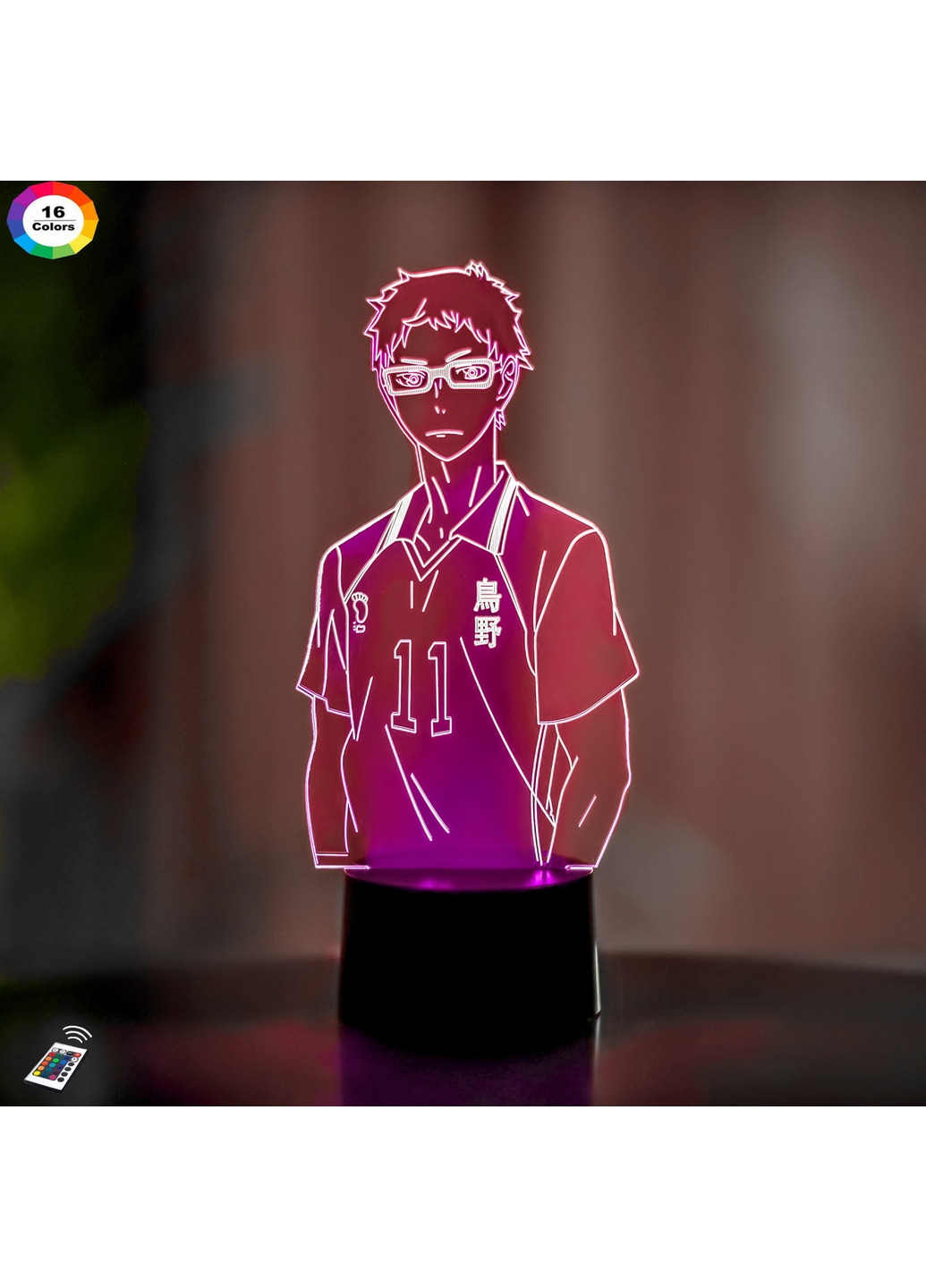 3D нічник-світильник "Кей Цукішіма" 3DTOYSLAMP (268460269)