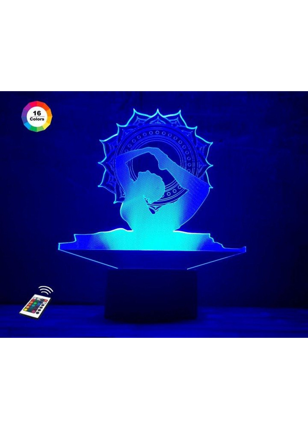 3D ночник-светильник "Йога" 3DTOYSLAMP (268457458)