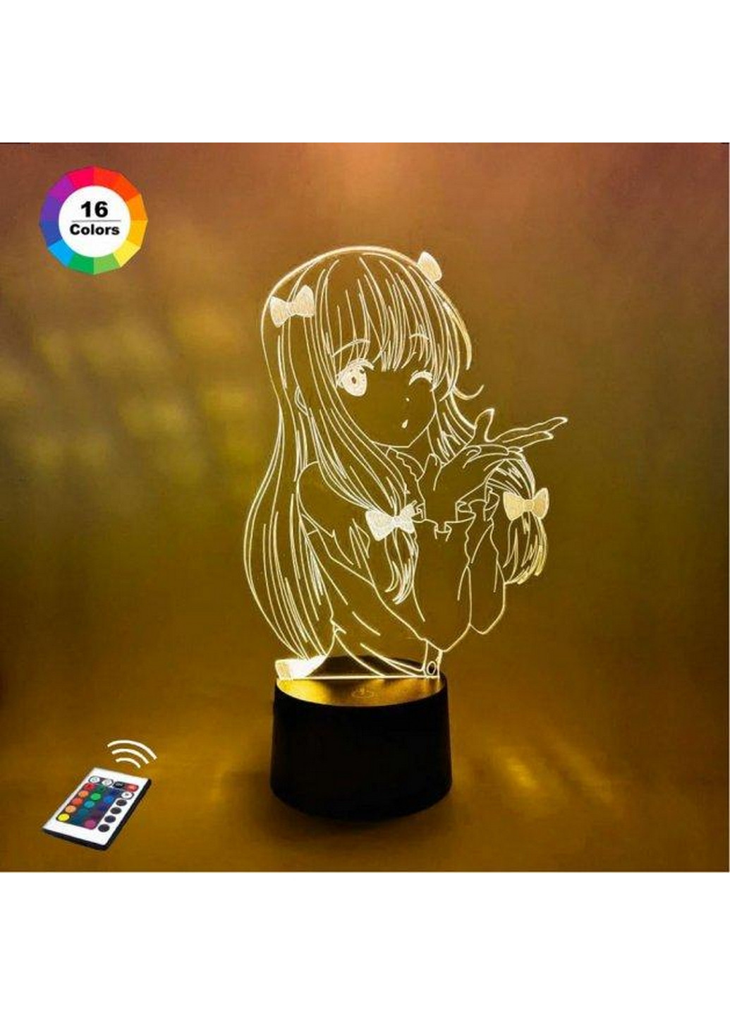 3D ночник-светильник "Эроманга-сэнсэй" 3DTOYSLAMP (268458415)
