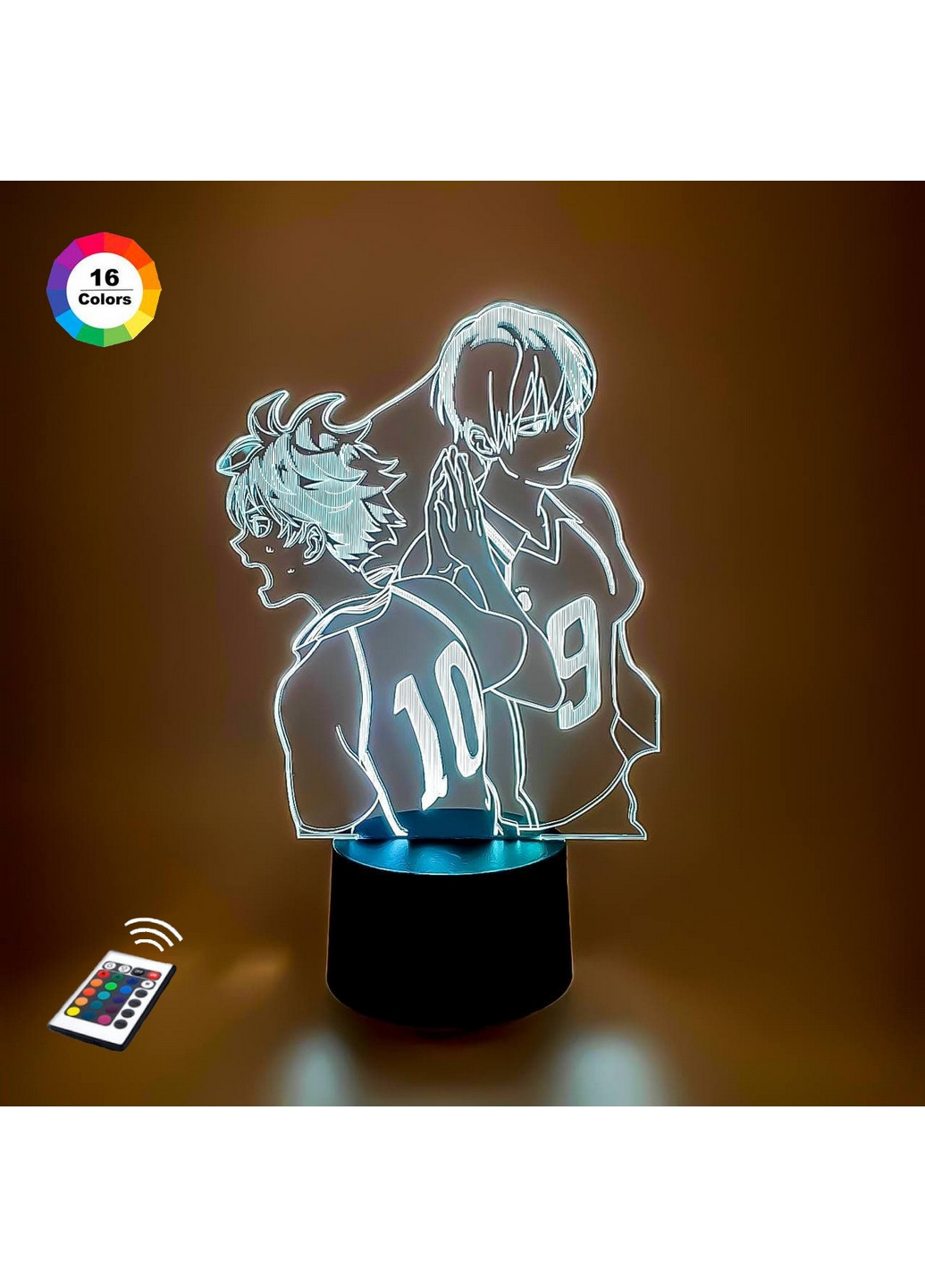 3D ночник-светильник "Хината и Кагеяма" 3DTOYSLAMP (268458569)