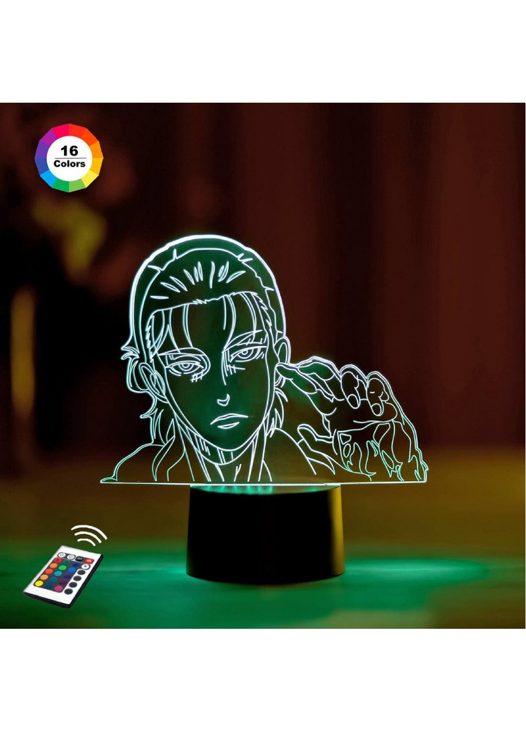 3D нічник-світильник "Ерен Єгер 2" 3DTOYSLAMP (268460419)