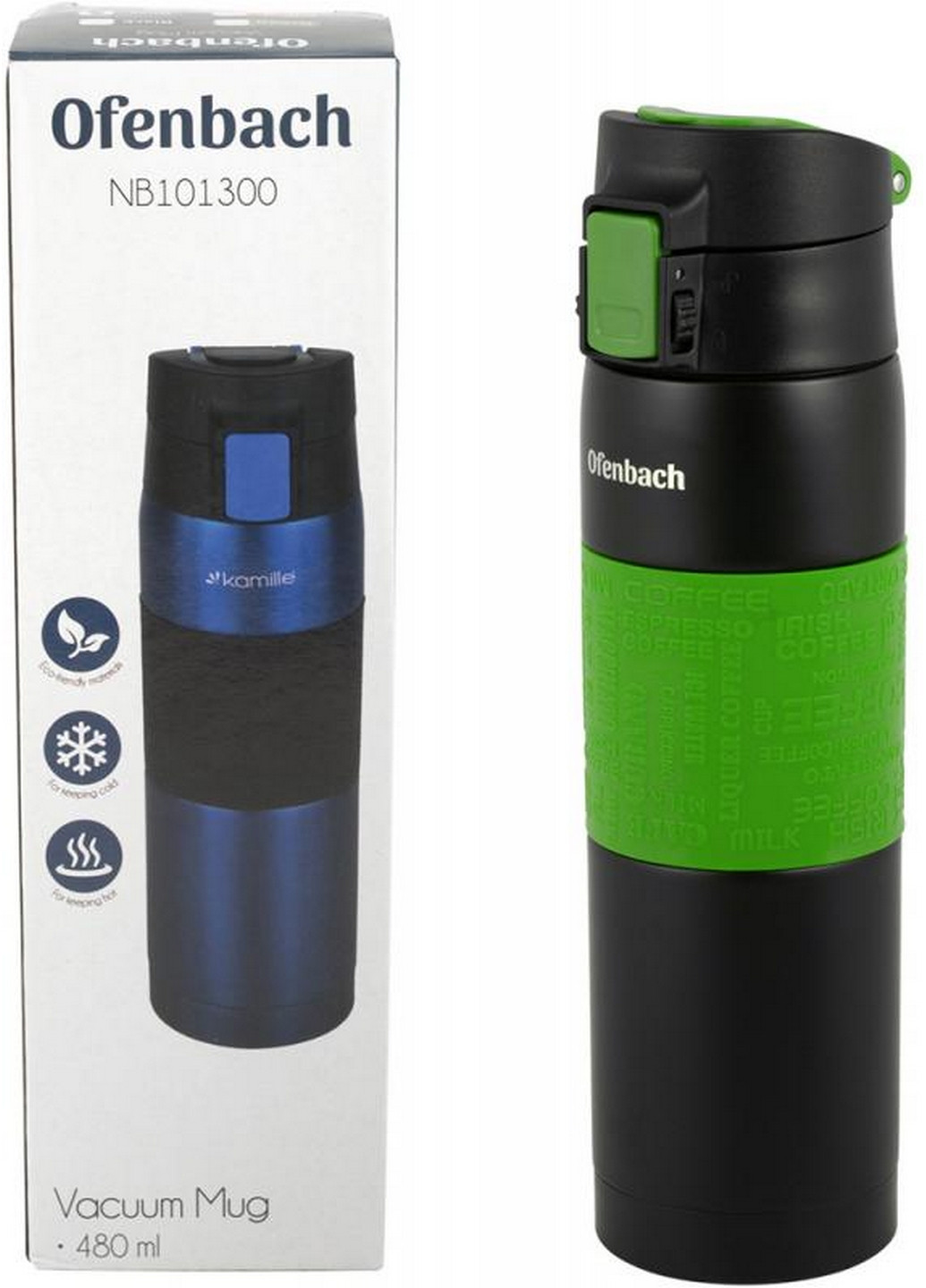 Термос-бутылка Elegance с силиконовой вставкой Ofenbach (268460200)