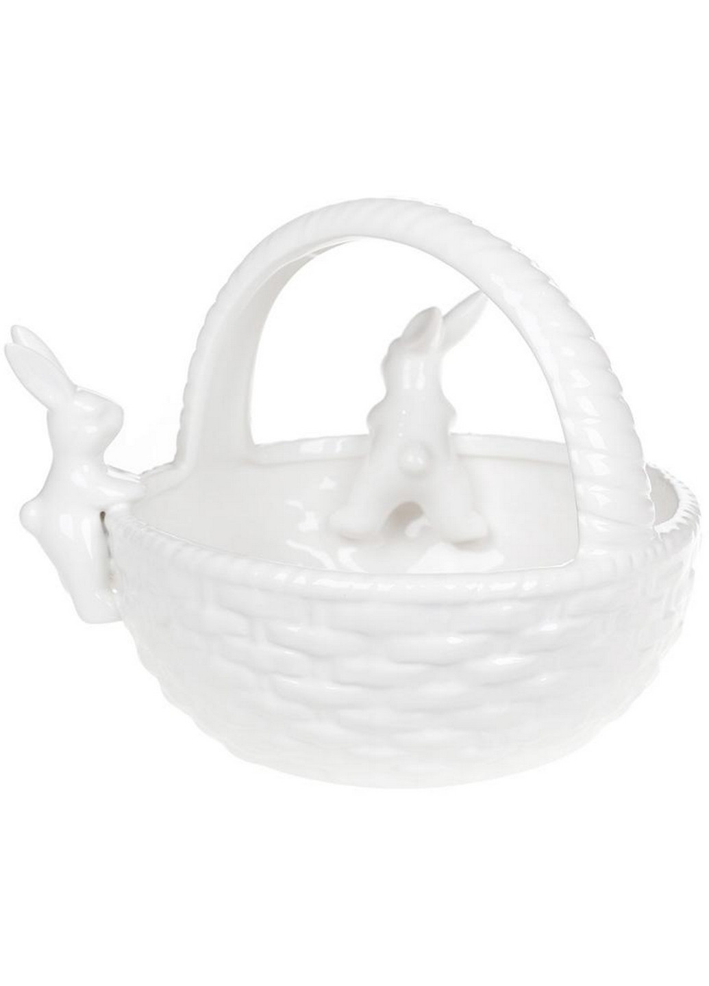 Цукерниця декоративна "Кошик з кроликами" (фруктівниця) Bona (268460682)