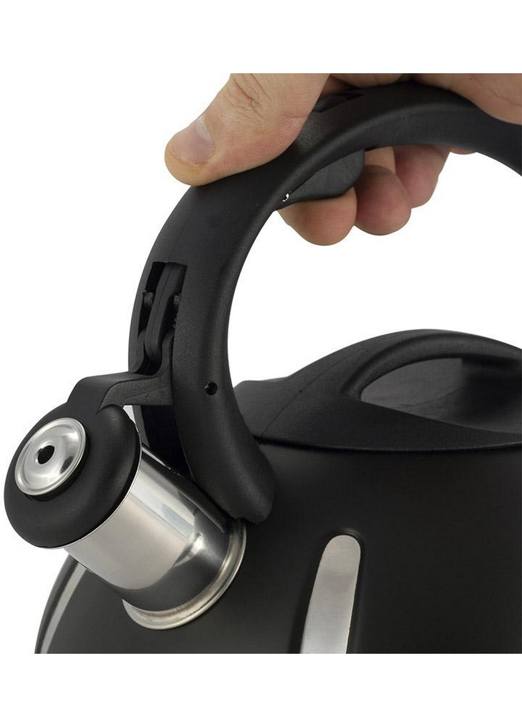 Чайник Happy Kettle из нержавеющей стали со свистком, матовый Ofenbach (268458196)