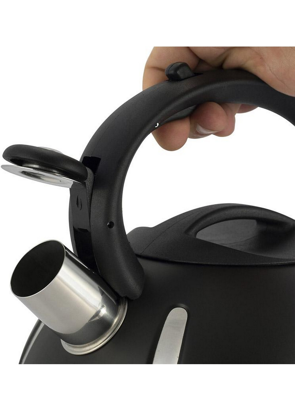 Чайник Happy Kettle из нержавеющей стали со свистком, матовый Ofenbach (268458196)