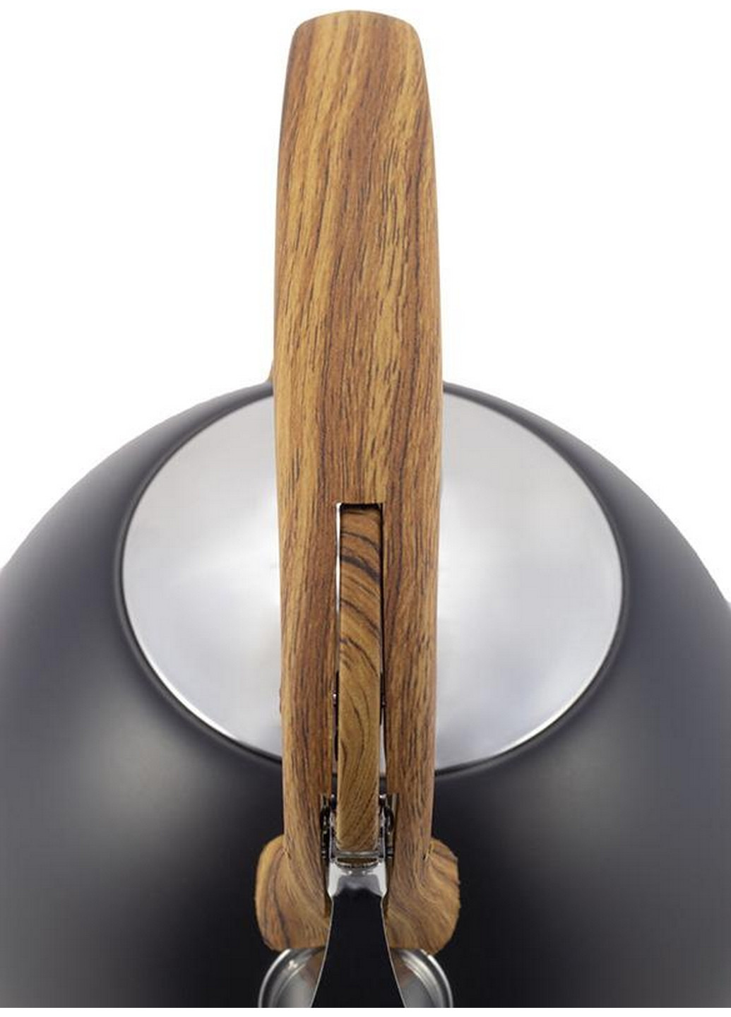 Чайник Whistling Kettle Black із нержавіючої сталі зі свистком Kamille (268459082)