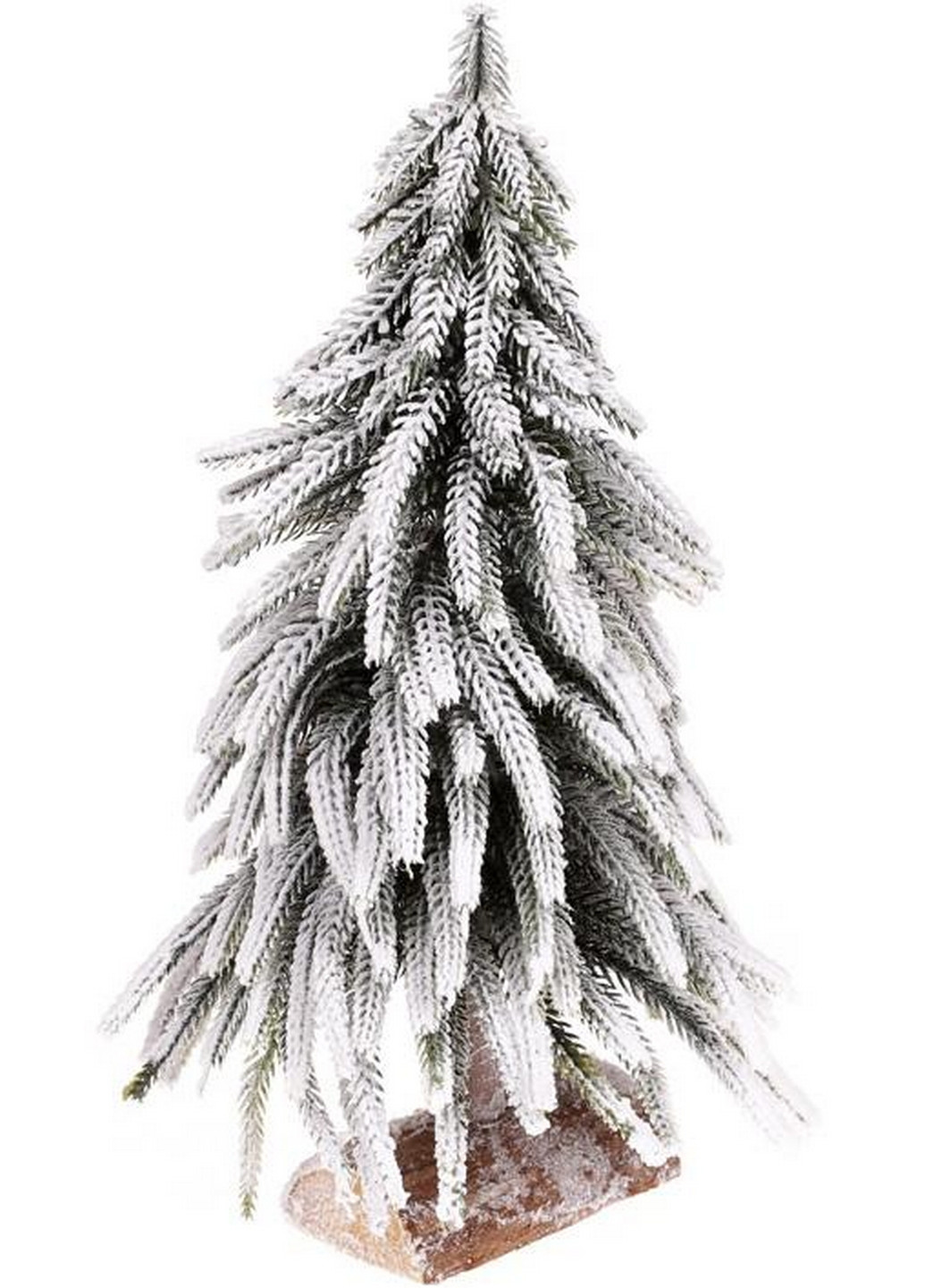 Декоративна ялинка "Снігова", на дерев'яній підставці Bona (268460737)