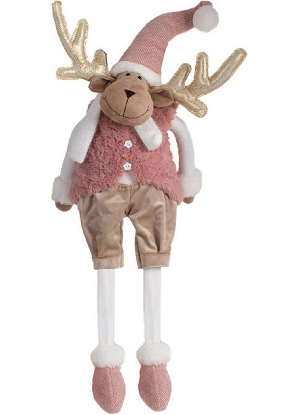 М'яка іграшка «Хлопчик Олень у рожевому» BonaDi (268459846)