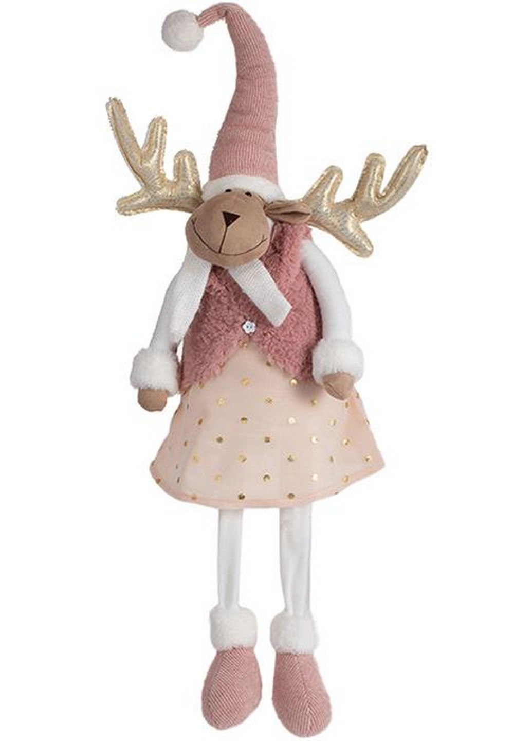 М'яка іграшка «Дівчинка Олень у рожевому» BonaDi (268458024)